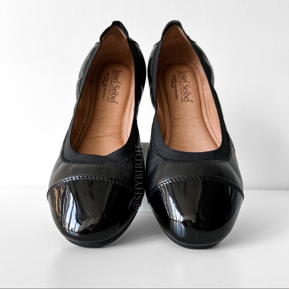 NEW Josef Siebel Pippa Cap Toe Ballerina Flats